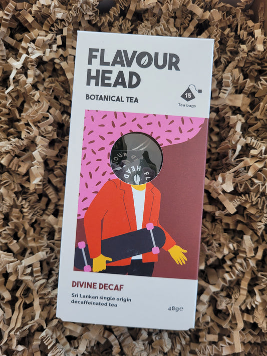 Flavourhead Tea - Divine Decaf 15 Tea Bags - Boxlocal - Boxlocal
