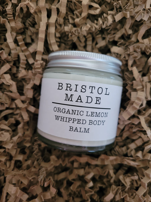 Bristol Made Organic Lemon Whipped Body Balm 120ml - Made in Bristol - Boxlocal