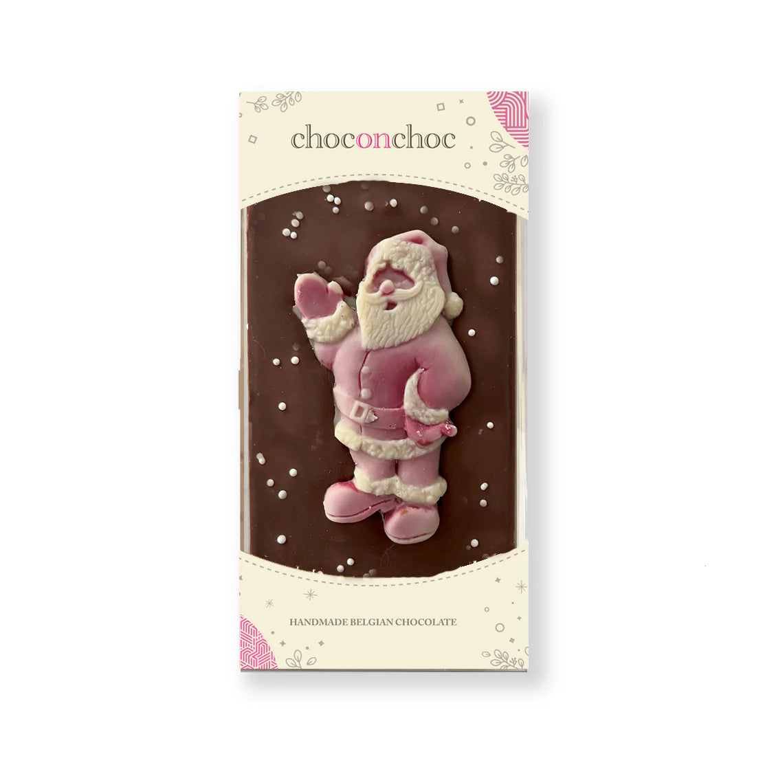 Choc on Choc Chocolate Santa Bar 145g - Choc on Choc - Boxlocal