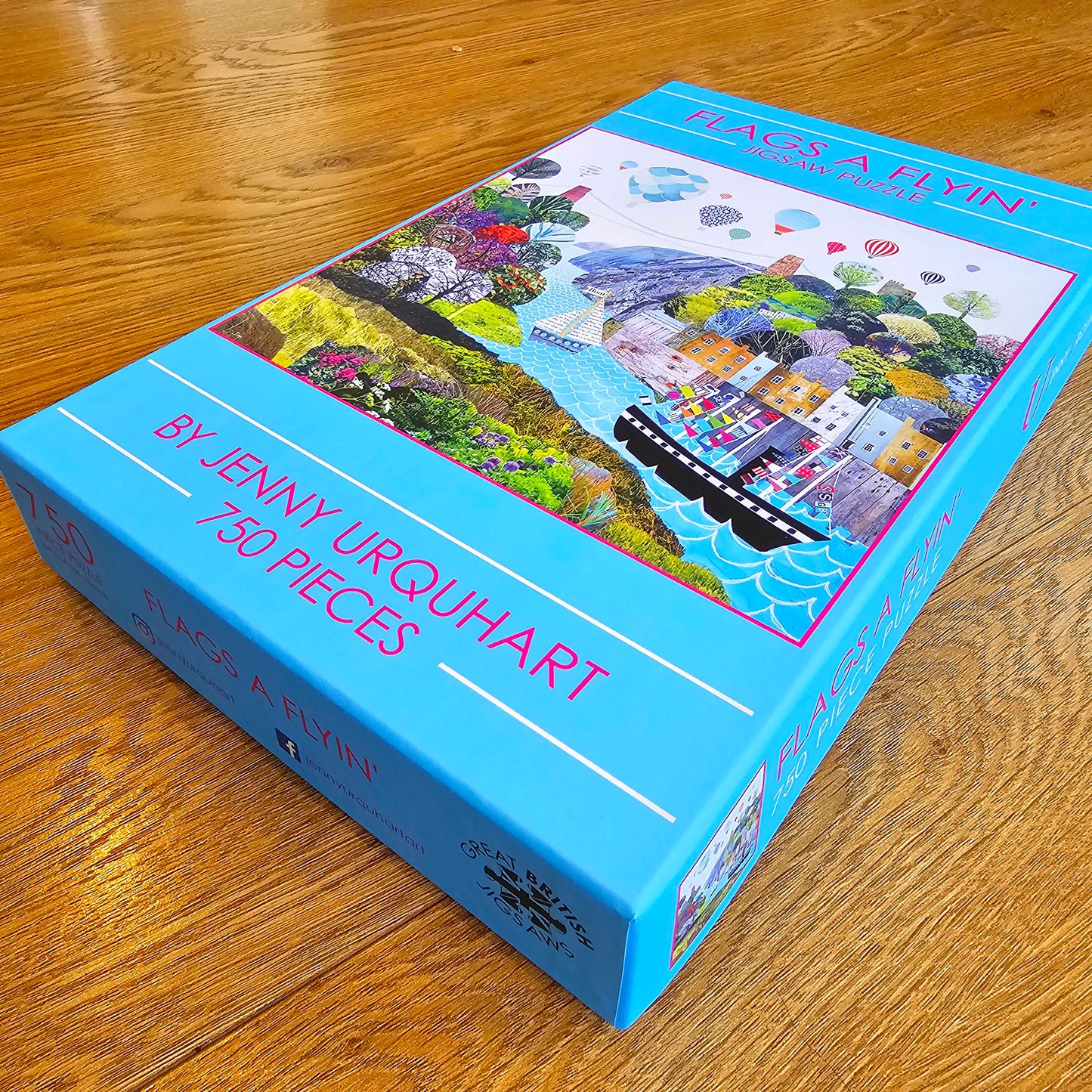 Jenny Urquhart Flags a flyin’ 750 piece puzzle - Jenny Urquhart - Boxlocal