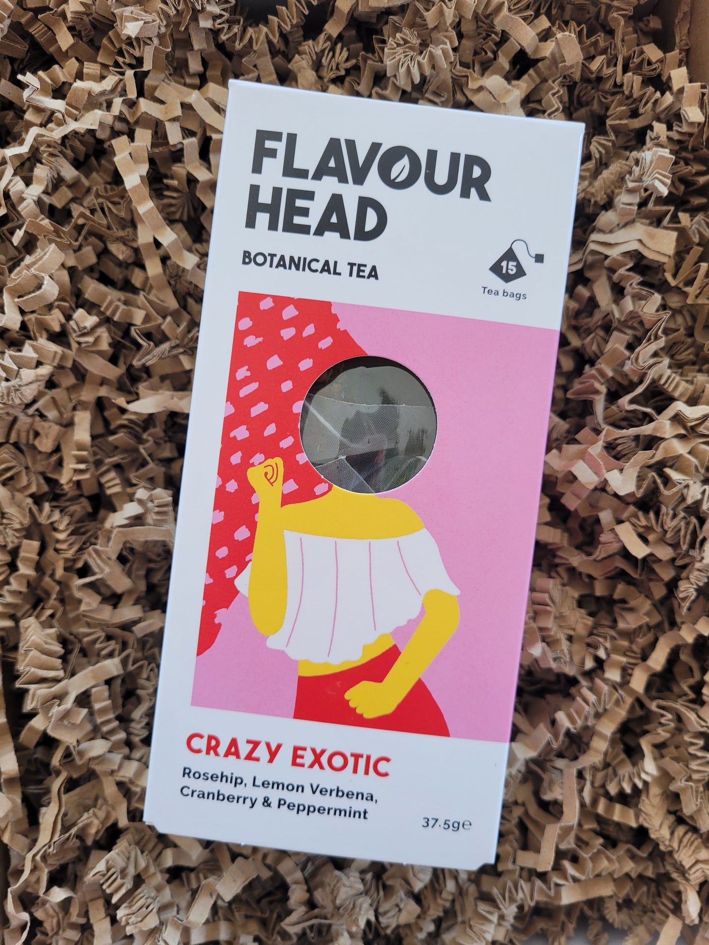 Flavourhead Tea Crazy Exotic 15 Tea Bags - Flavourhead Botanical Tea - Boxlocal