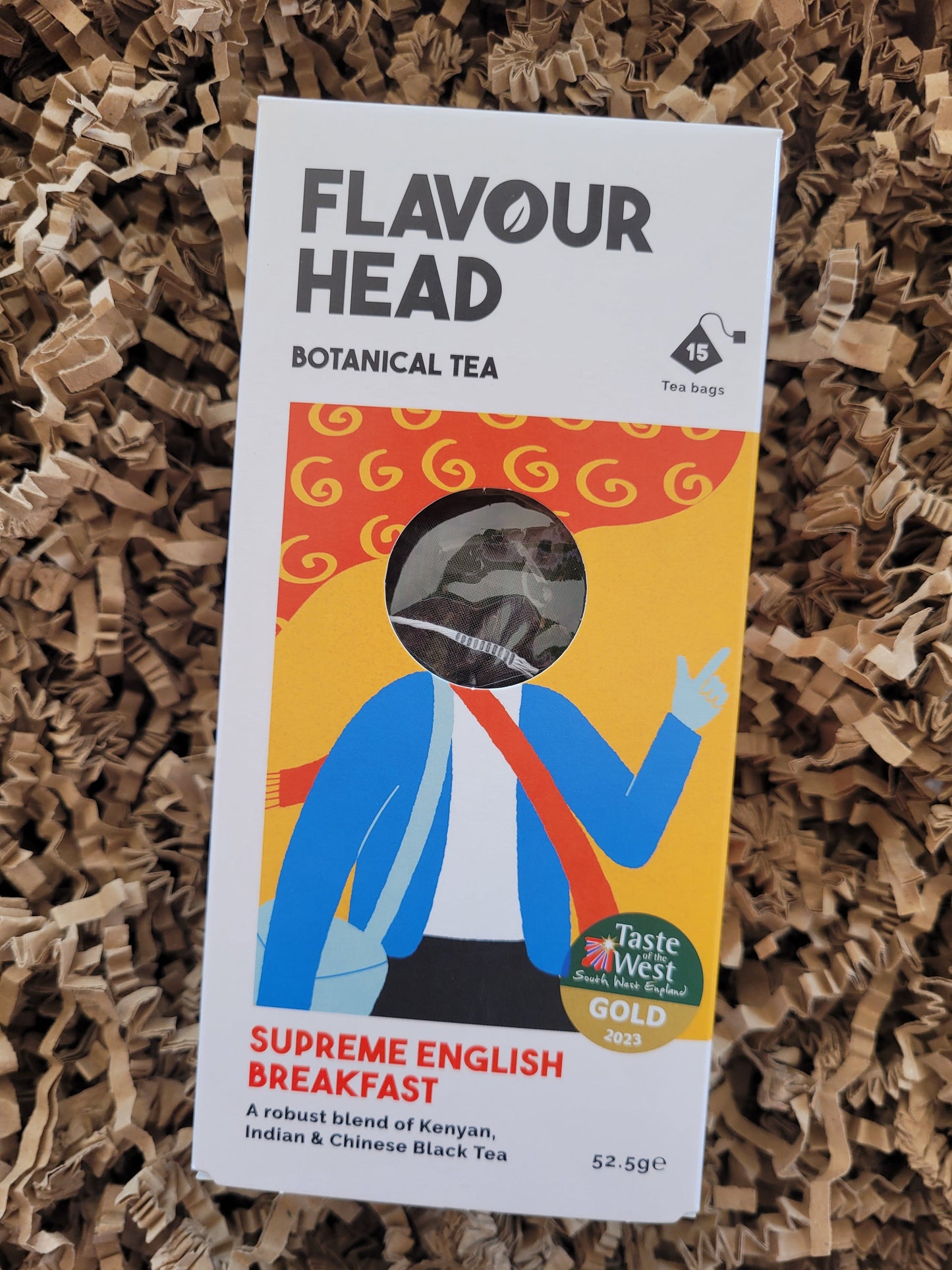Flavourhead Tea Supreme English Breakfast 15 Tea Bags - Flavourhead Botanical Tea - Boxlocal