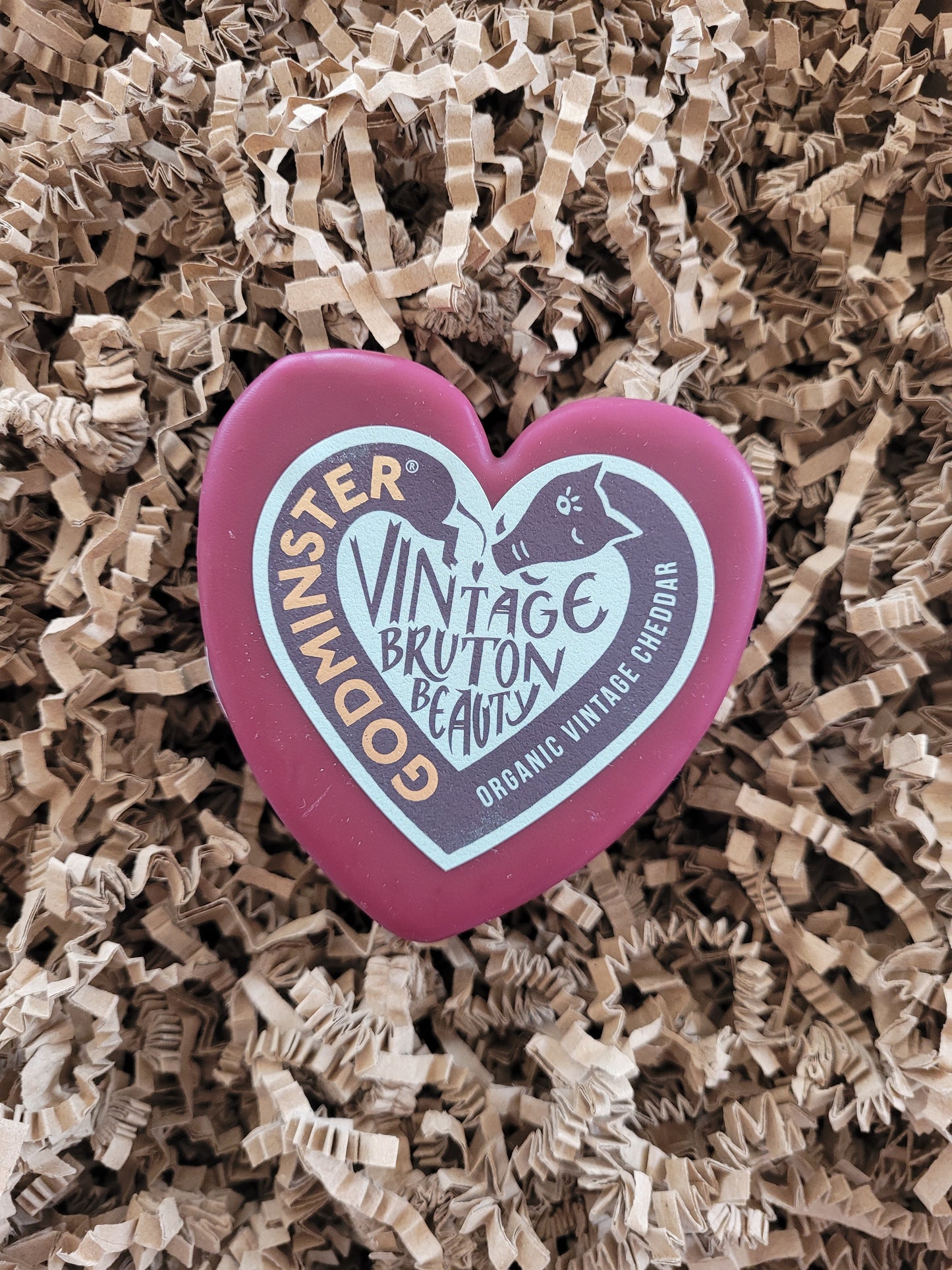 Godminster Vintage Organic Cheddar Truckle Heart 200g - Godminster Cheese - Boxlocal