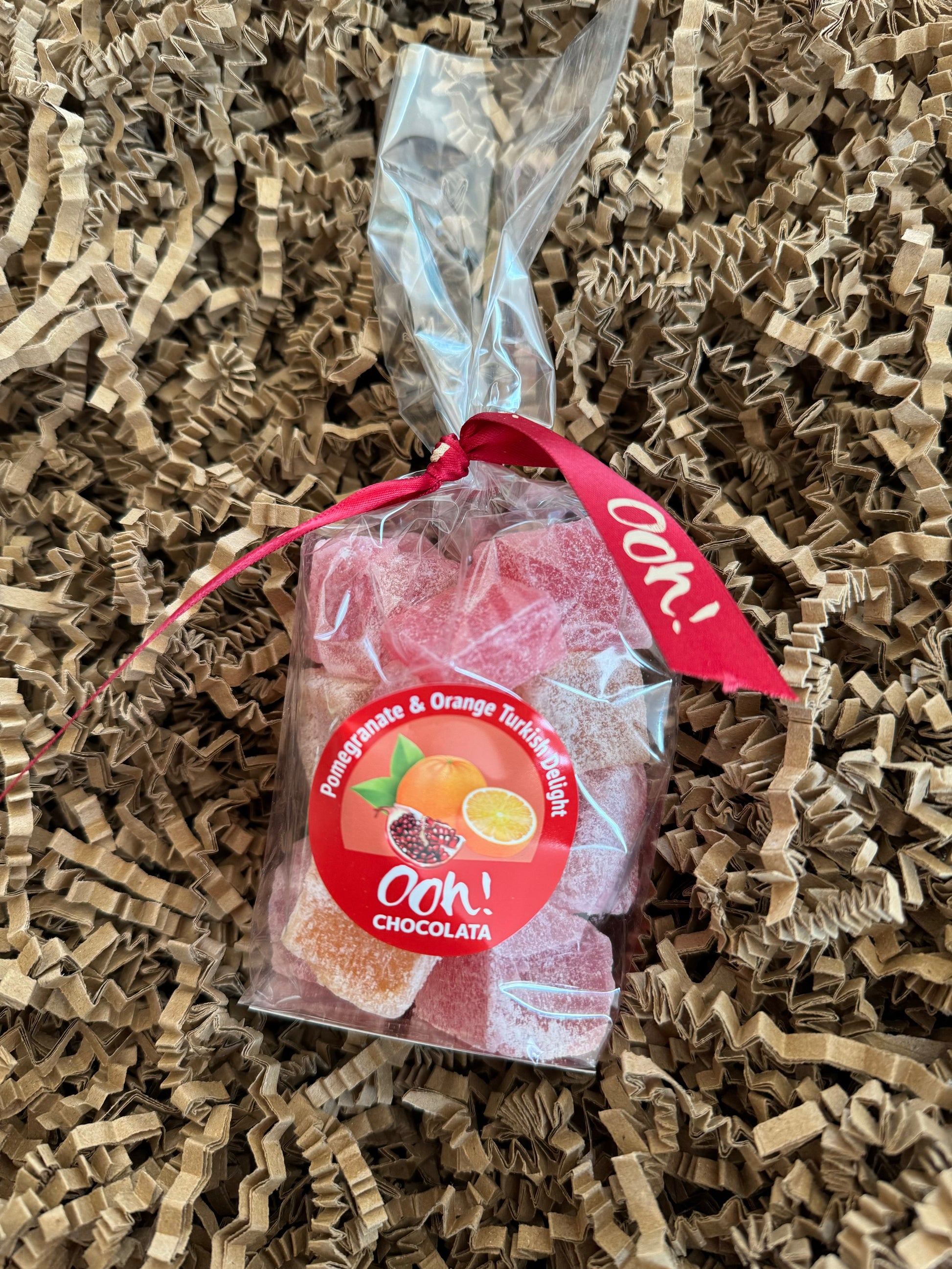 Ooh! Chocolata Pomegranate and Orange Turkish Delight - Ooh Chocolata - Boxlocal