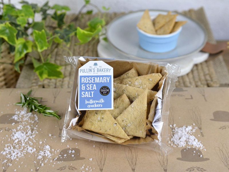 Pullin's Bakery Rosemary and Sea Salt Buttermilk Crackers - Pullin's Bakery - Boxlocal
