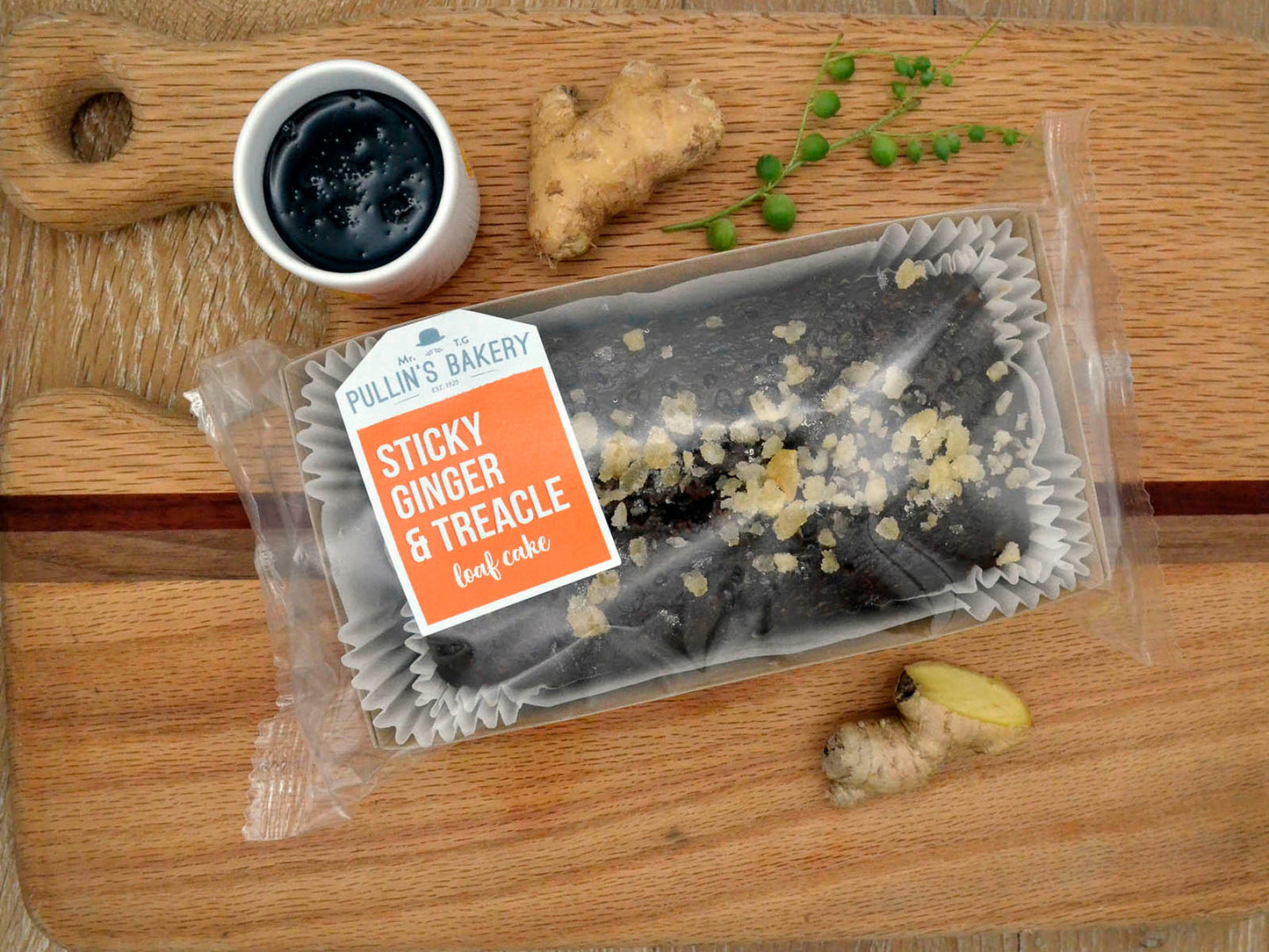 Pullin's Bakery Sticky Ginger and Treacle Loaf Cake 340g - Pullin's Bakery - Boxlocal