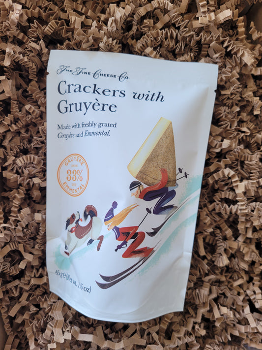 The Fine Cheese Co. Gruyère Crackers 45g - The Fine Cheese Co. - Boxlocal