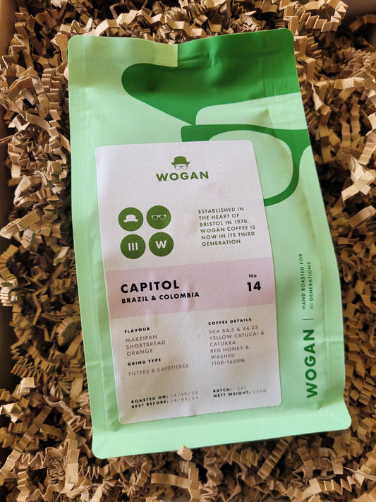 Wogan Coffee Ground Capitol (Brazil & Colombia) Coffee 250g - Wogan Coffee - Boxlocal