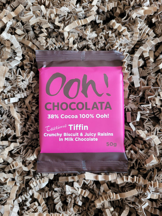 Ooh! Chocolata Tiffin Chocolate Bar 50g - Ooh Chocolata - Boxlocal