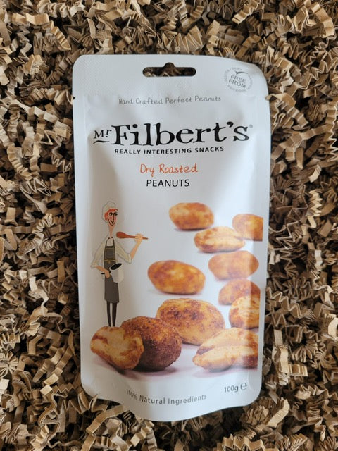 Mr FIlbert's Dry Roasted Peanuts 100g - Mr Filberts - Boxlocal