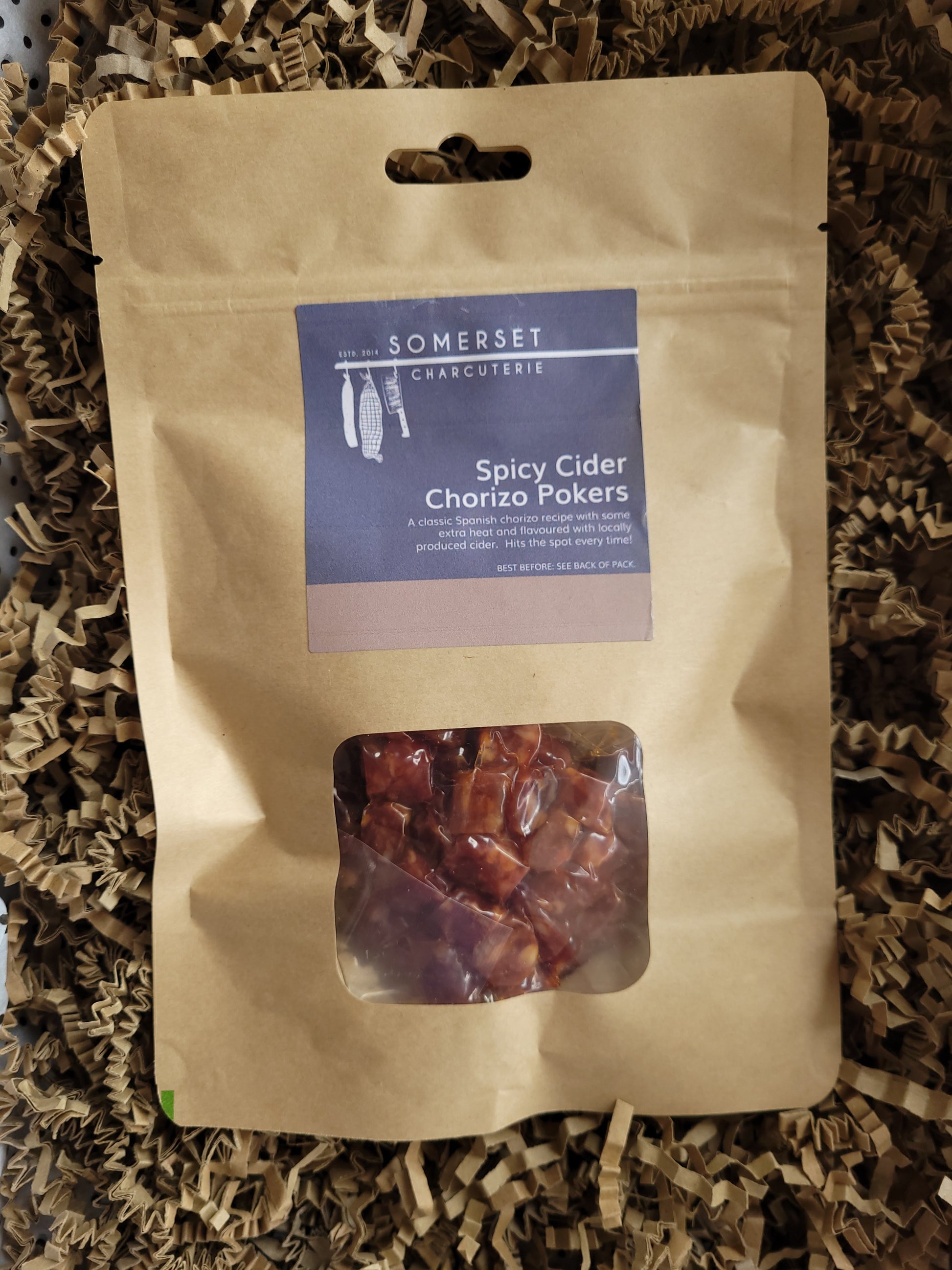 Somerset Charcuterie Chorizo Poker Bites 75g - Somerset Charcuterie - Boxlocal