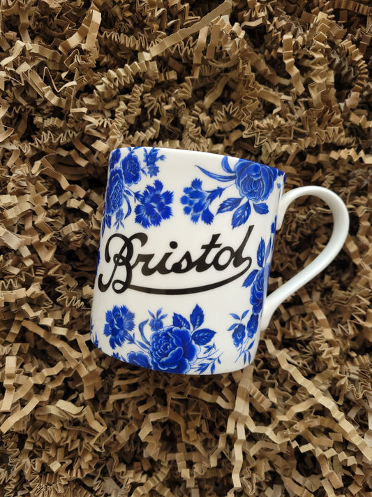 Stokes Croft China Bristol Blue China Mug - Stokes Croft China - Boxlocal