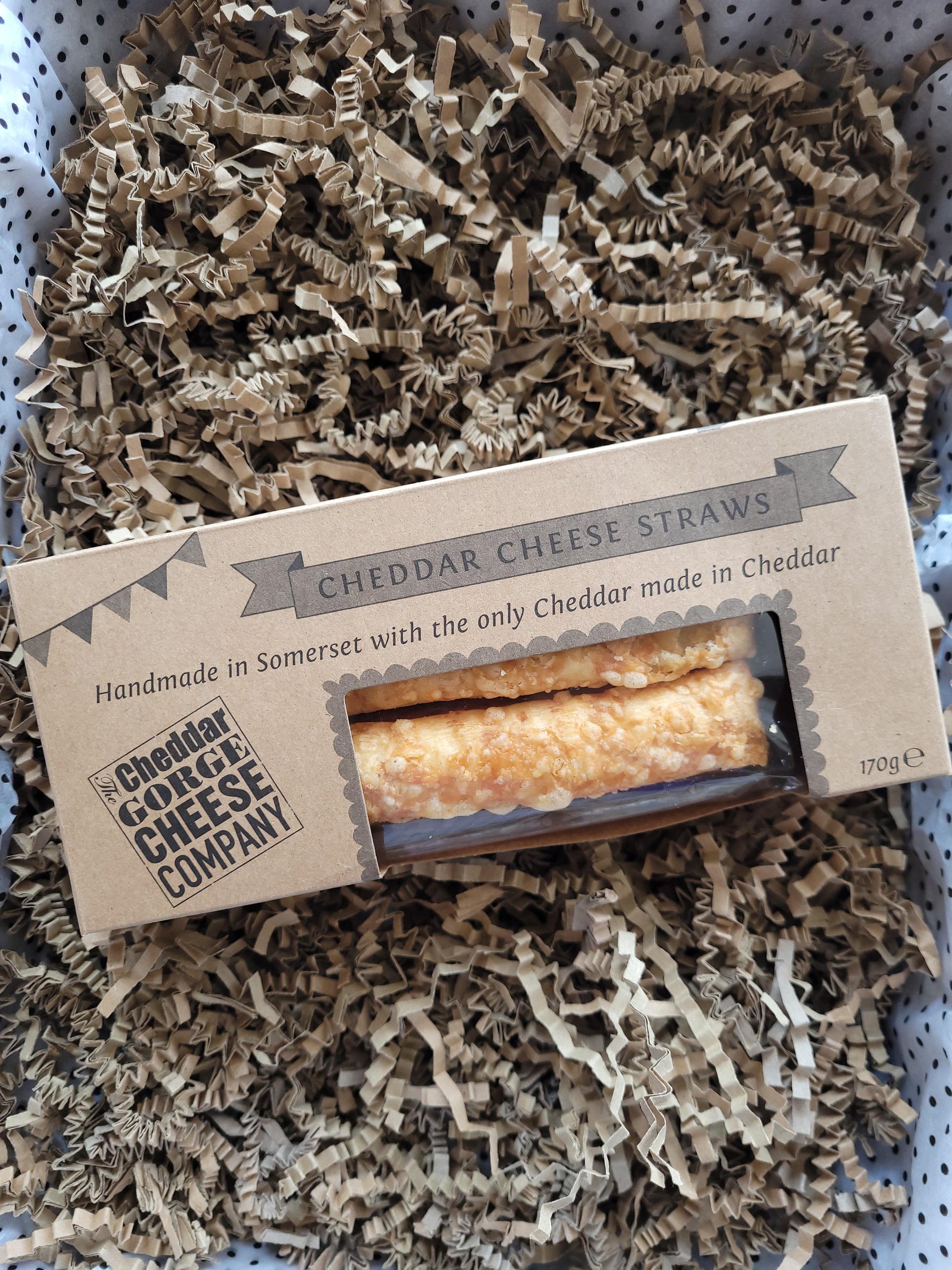 The Cheddar Gorge Cheese Co. 5 Cheese Straws 170g - The Cheddar Gorge Cheese Company - Boxlocal