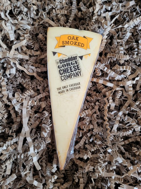 The Cheddar Gorge Cheese Co. Oak Smoked Cheddar 190g - The Cheddar Gorge Cheese Company - Boxlocal