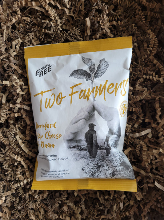 Two Farmers Individual Hereford Hop Cheese and Onion 40g - Two Farmers - Boxlocal