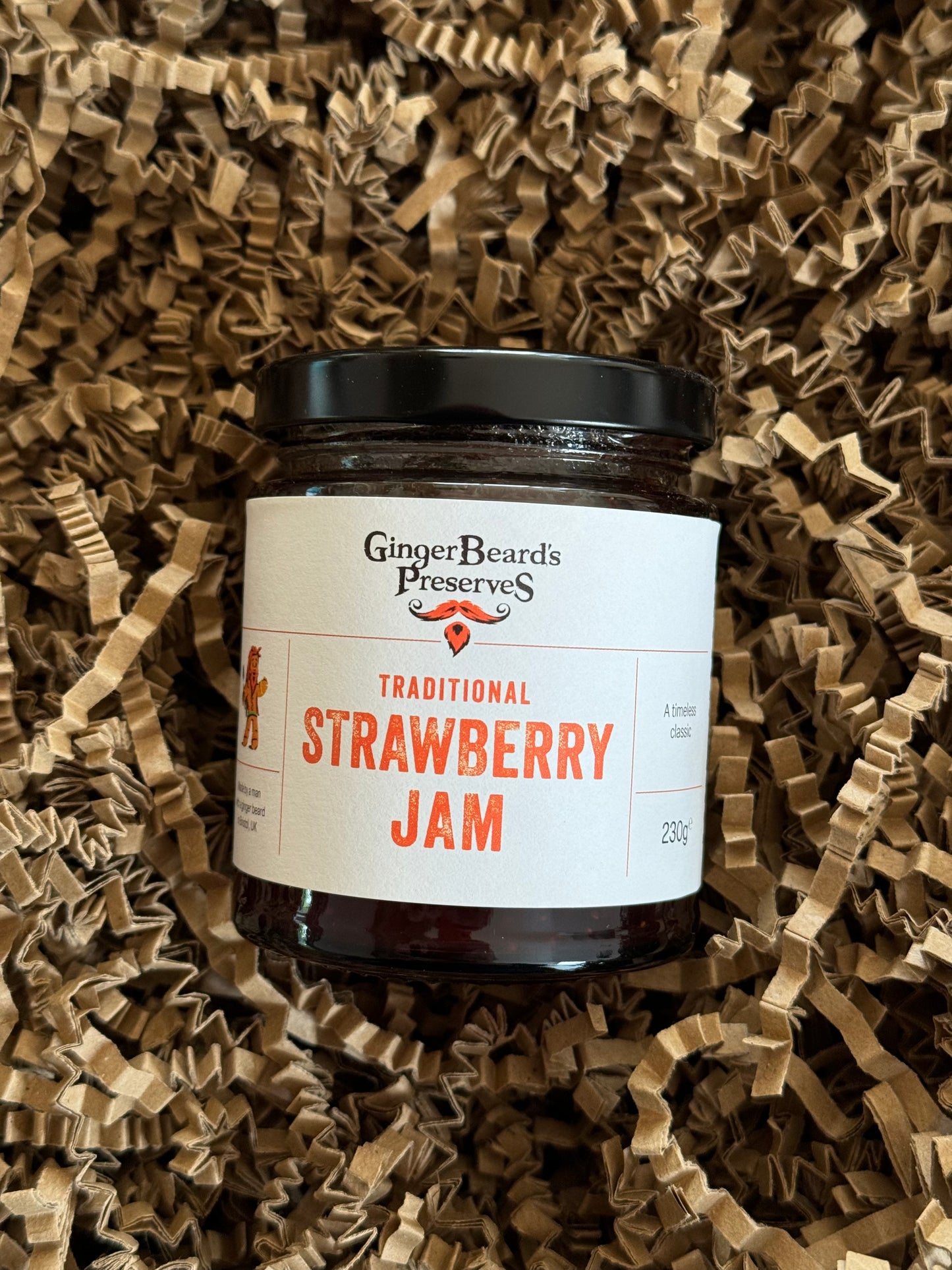 GingerBeard's Preserves Strawberry Jam 230g