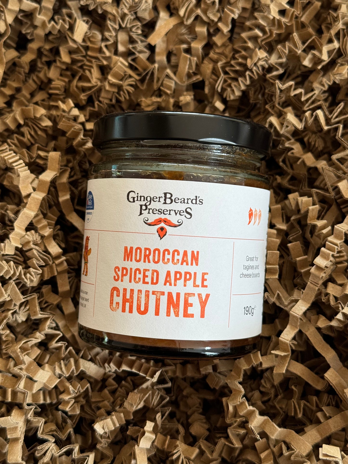 GingerBeard's Preserves Moroccan Spiced Apple Chutney 190g