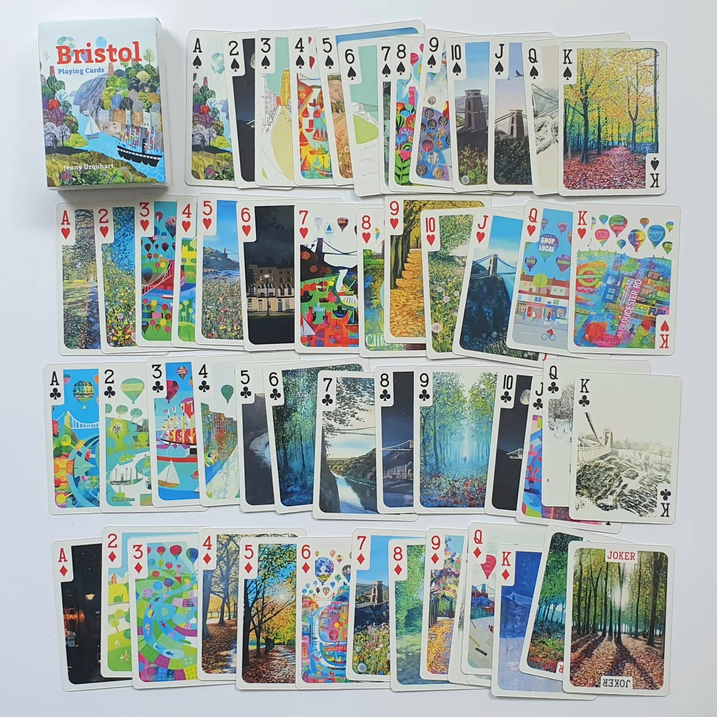 Jenny Urquhart Bristol Playing Cards - Jenny Urquhart - Boxlocal