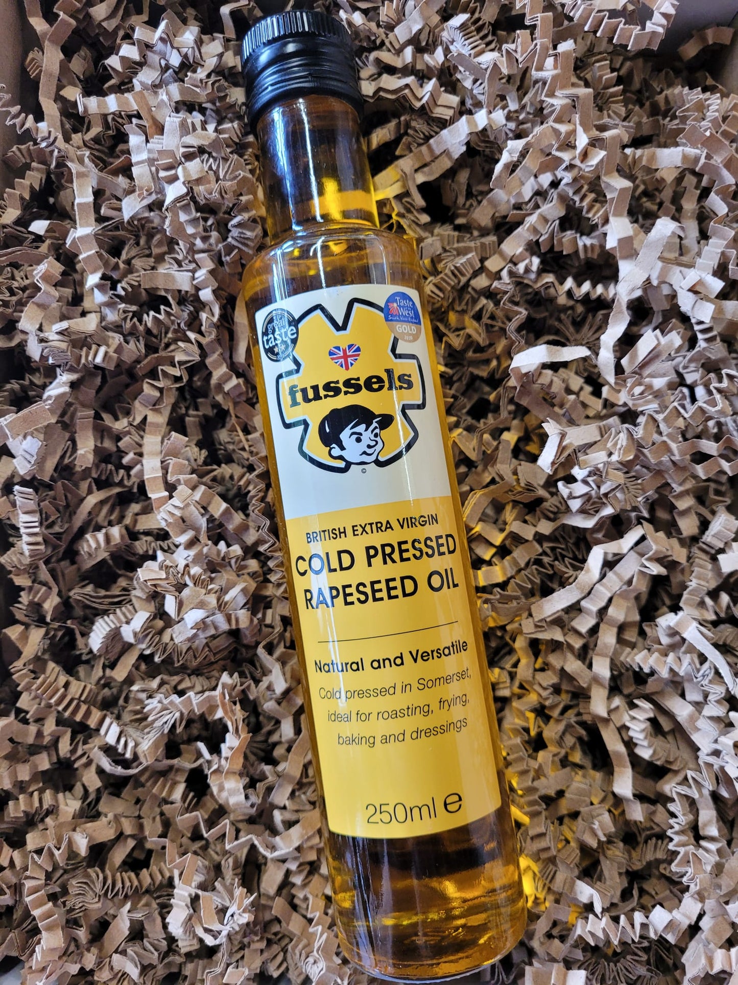 Fussels Cold Pressed Extra Virgin Rapeseed Oil 250ml - Fussels Fine Foods - Boxlocal