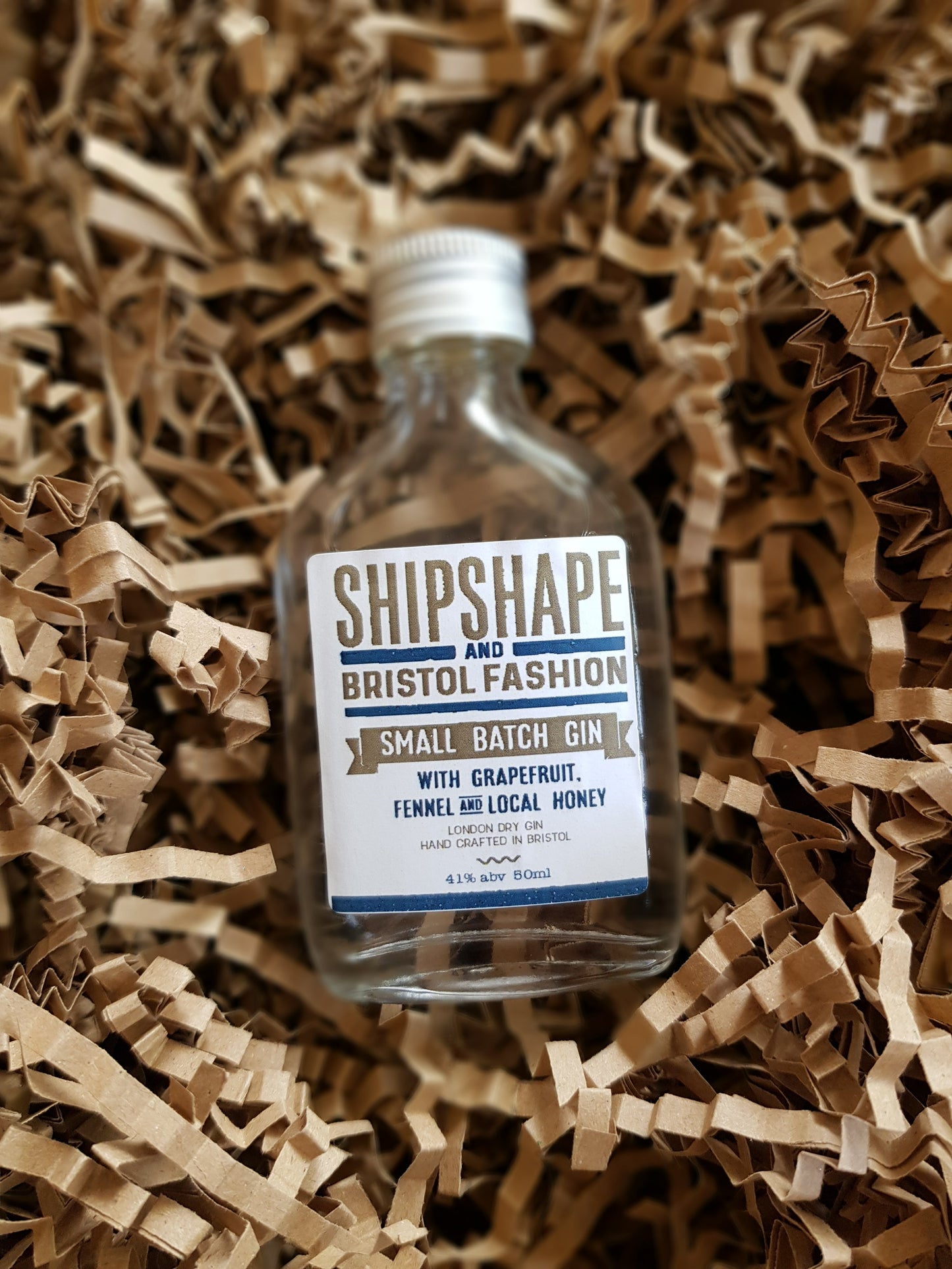 Shipshape & Bristol Fashion Mini Gin with Grapefruit, Fennel & Local Honey 50ml - Shipshape and Bristol Fashion Gin - Boxlocal