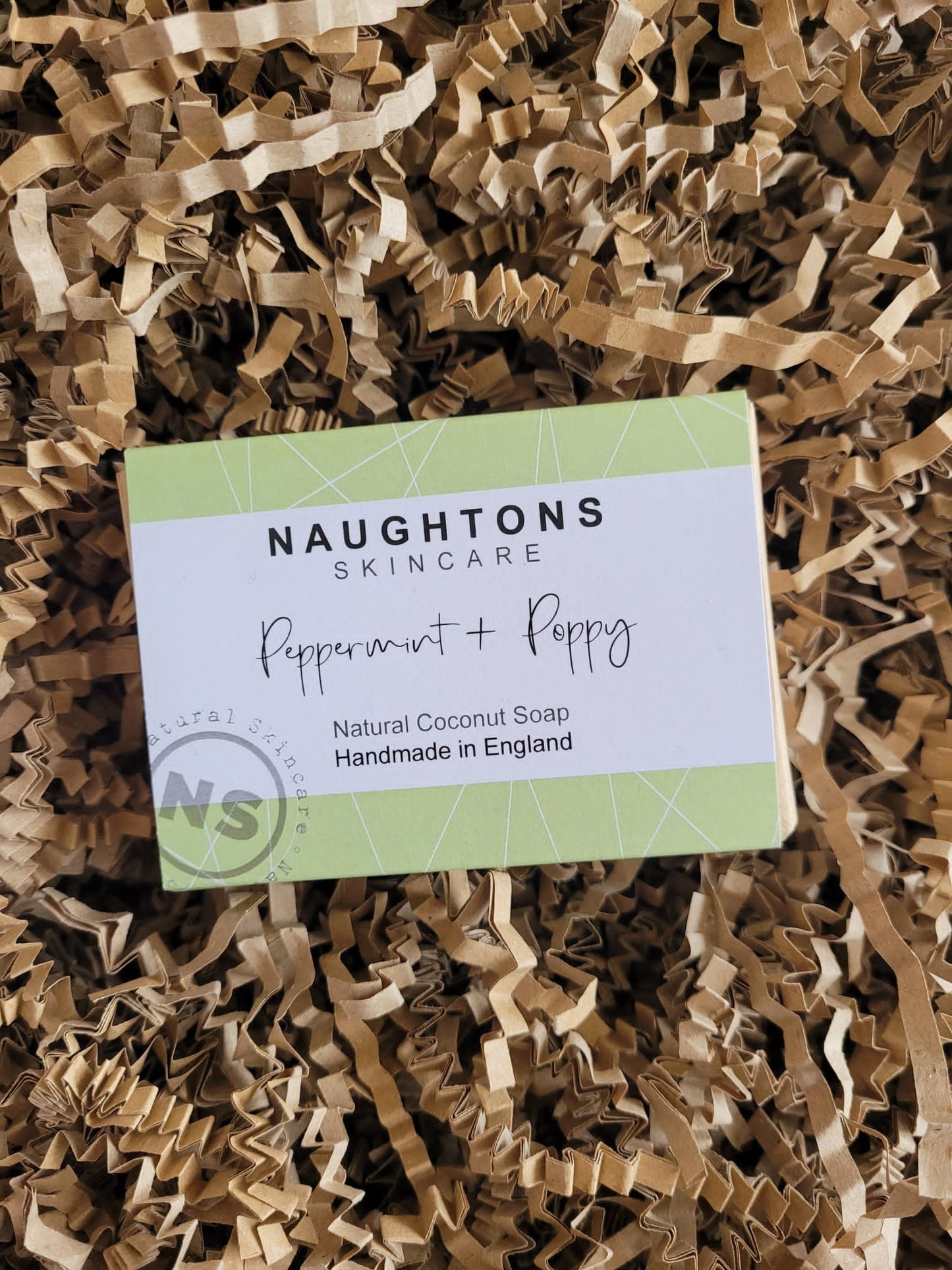 Naughtons Skincare Peppermint and Poppy Soap 135g - Naughtons Skincare - Boxlocal