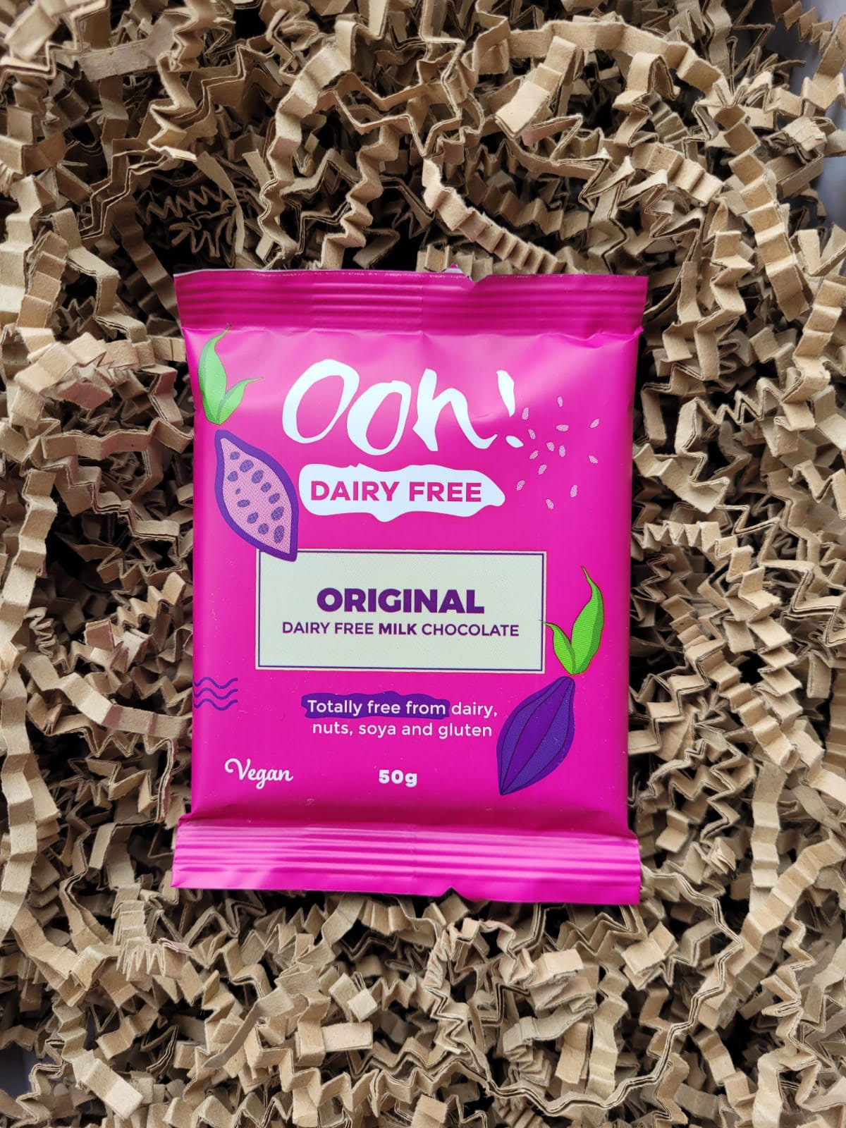 Ooh! Chocolata Dairy Free Milk Chocolate 50g - Ooh Chocolata - Boxlocal
